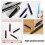200Pcs Plastic Ink Absorbers Fountain Pen Refill Tool Multi Color 10