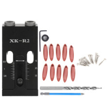 Innovative Woodworking Drill Guide System, Heavy Duty Drill Guide for Quick Drilling of15Degree Angled Holes, Solid Construction Pocket Hole Jig
