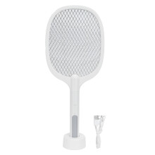 Electric Bug Zapper, Non-Toxic Mosquito Killer Lamp with Intelligent Phototaxis Control, LED Purple Light, Ergonomic & Lightweight Design, USB