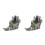 2Pcs Sewing Machine Roller Foot Presser for Thick Fabric Silver Color 7