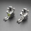 2Pcs Sewing Machine Roller Foot Presser for Thick Fabric Silver Color 10