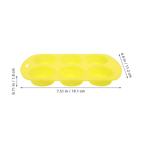Yellow Silicone Lemon Candy Cake Molds Nonstick DIY Baking Tray 1
