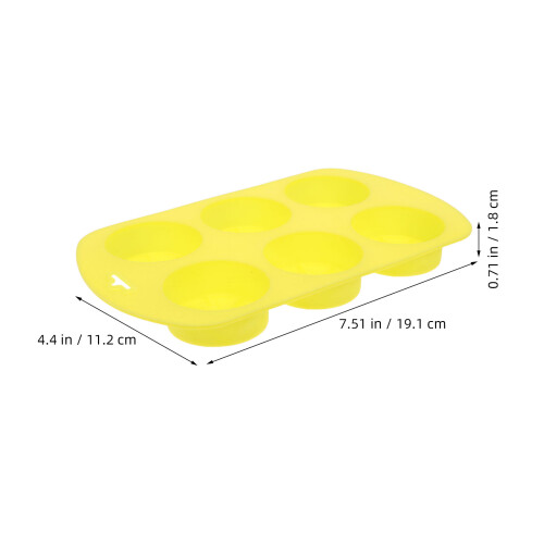 Yellow Silicone Lemon Candy Cake Molds Nonstick DIY Baking Tray 2