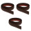 3Pcs Coffee Floor Cover Strips Self Adhesive PVC Flooring Transition 2