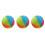 3Pcs Multi Inflatable Cloth Balloon Durable Soft Outdoor Playing Ball 5
