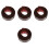 4Pcs Smooth Coffee Floor Transition Strips Self Adhesive PVC Divider 3