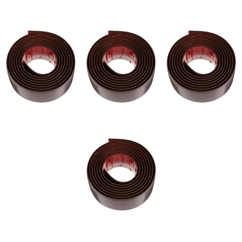 4Pcs Smooth Coffee Floor Transition Strips Self Adhesive PVC Divider 2