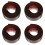 4Pcs Smooth Coffee Floor Transition Strips Self Adhesive PVC Divider 5