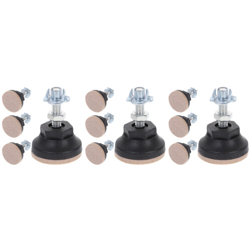 24 Pcs Adjustable Feet Accessories Felt Leveling 2