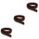 3Pcs Coffee Floor Cover Strips Self Adhesive PVC Flooring Transition 3