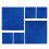 10Pcs Blue 3D Printer Bed Adhesive Tape High Resistant Sheet 8