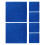 10Pcs Blue 3D Printer Bed Adhesive Tape High Resistant Sheet 10