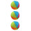 3Pcs Multi Inflatable Cloth Balloon Durable Soft Outdoor Playing Ball 8
