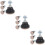 24 Pcs Adjustable Feet Accessories Felt Leveling 7