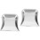 2Pcs Portable Stainless Steel Trash Silver for Home Desktop Use 5