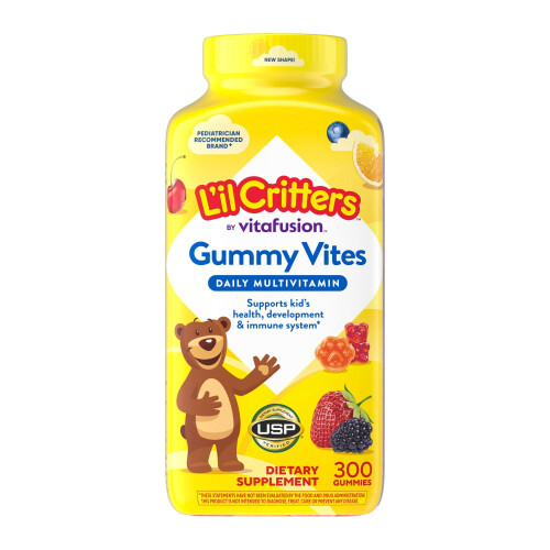 Lil Critters Gummy Vites, Ημερήσια πολυβιταμίνη, 300 Gummies