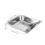 2Pcs Portable Stainless Steel Trash Silver for Home Desktop Use 9