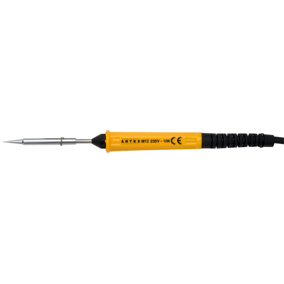 Antex S17j470 M12 12W Soldering Iron 230V Silicone Cable British Plug
