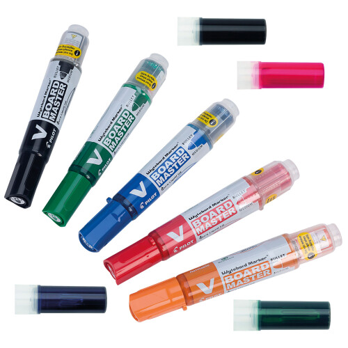 Pilot Pilot V Board Marker Master Class Pack 30 Markers, 20 Refills