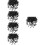 2500Pcs End Caps Rubber Screw Covers Protective Bolt Caps 11