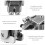 2Pcs Premium Iron Roller Presser Foot for Sewing Machine Crafts 9