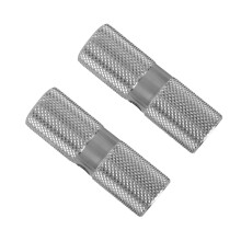 1Paar Aluminium Fußrasten Pedal Für Und Silber