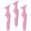 15Pcs Reusable Pink Eyeliner Eyebrow Eyeshadow Stencils Makeup Aid 2