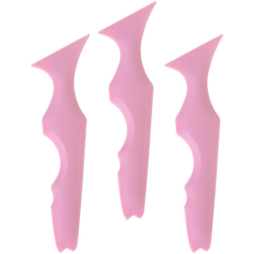 15Pcs Reusable Pink Eyeliner Eyebrow Eyeshadow Stencils Makeup Aid 1
