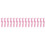 15Pcs Reusable Pink Eyeliner Eyebrow Eyeshadow Stencils Makeup Aid 10