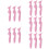 15Pcs Reusable Pink Eyeliner Eyebrow Eyeshadow Stencils Makeup Aid 11