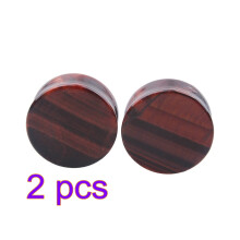 1Paar Coffee Stone Ear Ohr Schmuck Piercing
