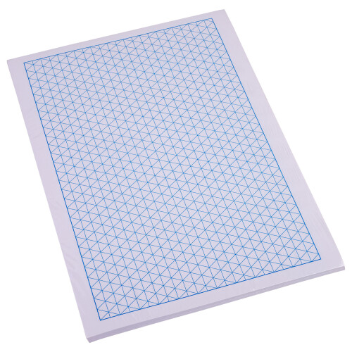 Rapid Rapid A4 Paper Isometric Grids 10mm 90gsm 100 Sheets