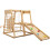 Solid Wood Kids' Climbing and Sliding Playset 1