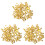 600Pcs Yellow Doll Clothes Claw Rivets DIY Decorative Studs for Crafts 2
