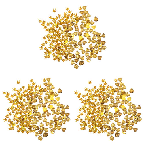 600Pcs Yellow Doll Clothes Claw Rivets DIY Decorative Studs for Crafts 1