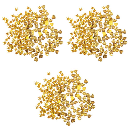 600Pcs Yellow Doll Clothes Claw Rivets DIY Decorative Studs for Crafts 2