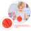2Pcs Kids Bouncing Ball PVC Elasticity Toy for Group Activities 9