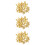 600Pcs Yellow Doll Clothes Claw Rivets DIY Decorative Studs for Crafts 8