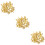600Pcs Yellow Doll Clothes Claw Rivets DIY Decorative Studs for Crafts 9