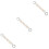 3Pcs Fine Craftsmanship White Handbag Chain Strap for Bag Supplies 4