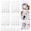 4 Pieces Photo Corner Protector Corners Paper Book Protectors White 11