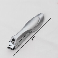 Nagelknipser aus Edelstahl mit integrierter Feile, Nanoklinge, ergonomischem Design für Zuhause und unterwegs – für alle Anwender geeignet