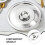 5Pcs Metal Seasoning Pot Lids Silver Universal Kitchen Covers 7