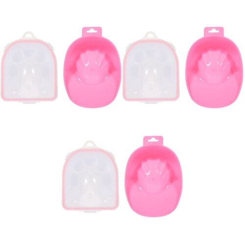 6Pièces Bols Trempage Ongles Mains Variées 1