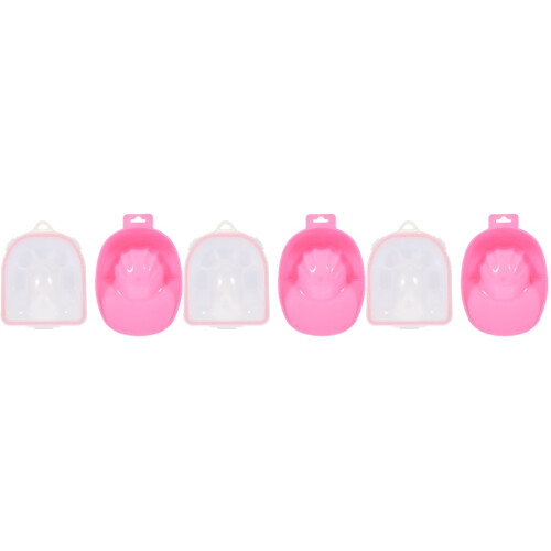 6Pièces Bols Trempage Ongles Mains Variées 2