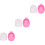 6Pièces Bols Trempage Ongles Mains Variées 4