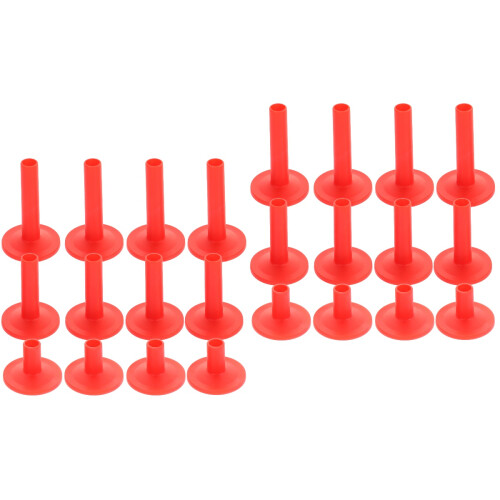 24Pcs Plastic Cymbal Sleeves with Flange Base for Drum Kits 2
