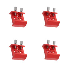 4Pièces Bride Dovetail Aluminium Rouge Compatible Divers Télescopes