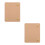 2Pcs Handle Wrap Protector Beige PU for Luggage Handbag Bag Handles 3