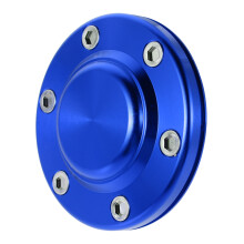 Aluminium-Autofelgennabenkappe Blau, Schützender Radnaben-